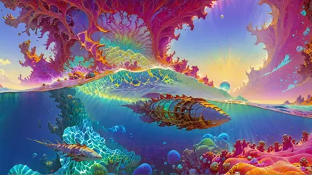 FractalVisions | Fractaiscapes | Fractal-AI Synthesis