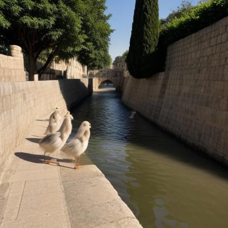 ducks in Jerusalem