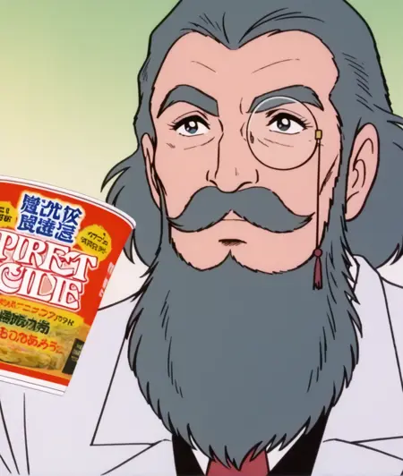 魔改造もつ鍋しょうゆ人間 ボルガ博士（魔改造カプヌ ネットCM、チャージマン研!）