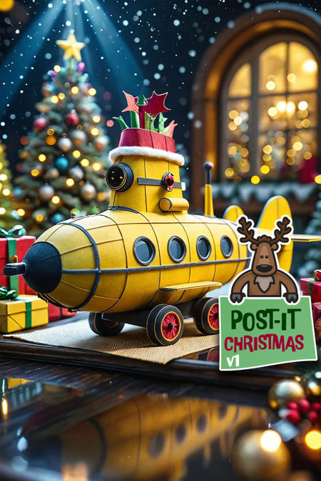 🎟️ POST-IT Christmas SDXL v1