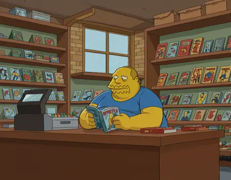 Jeffery Albertson - The Simpsons ( Illustrious )