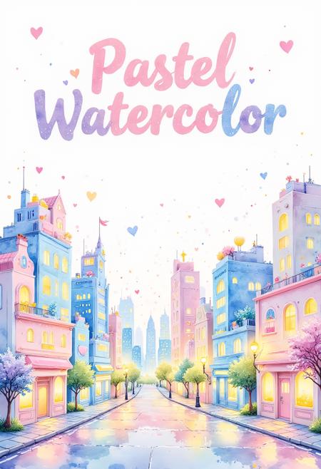 [Pinkie] 🫧 Pastel Watercolor 🫧 - [Flux] Flux