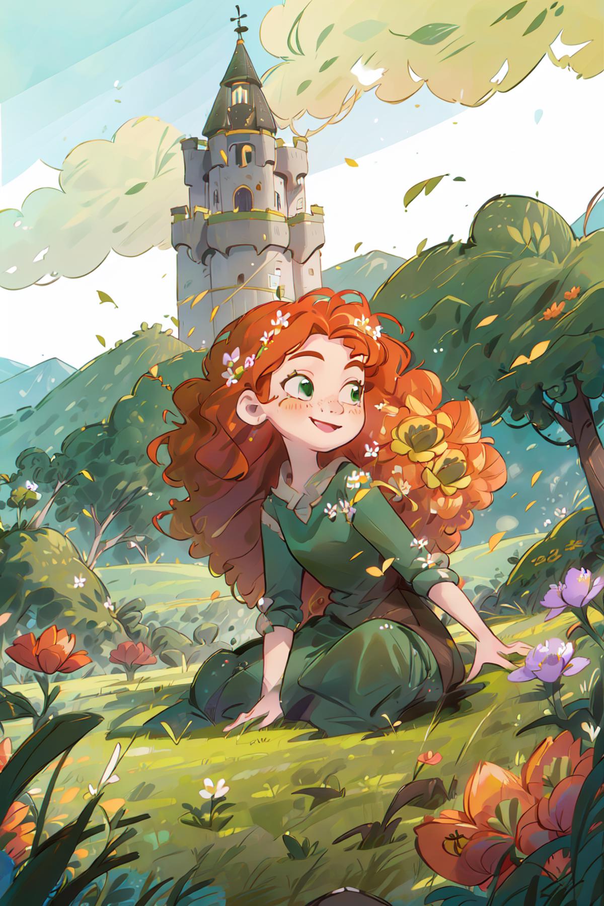 Merida (Brave) Disney Princess, by YeiyeiArt image by misspixel