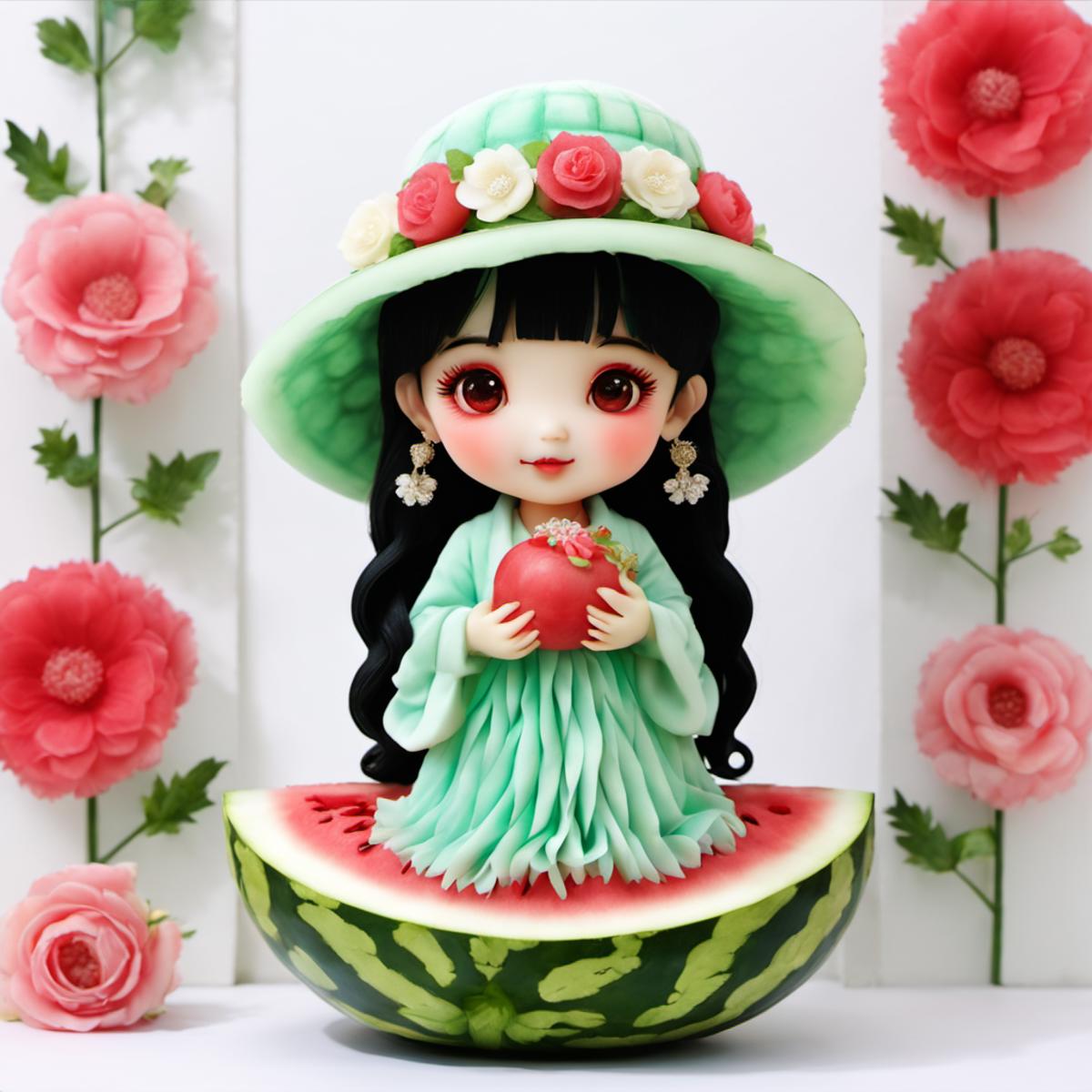 watermeloncarvingSDXL image by chirenshuomeng