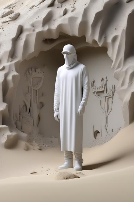 <lora:Daniel Arsham Style:1>Daniel Arsham Style - a Daniel Arsham American artist style of 8k concreat with a desert arabian futurestic arabia 3000x3000