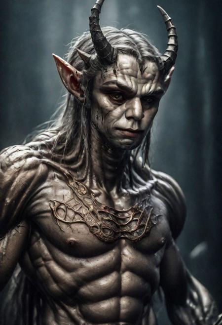 photography in the style of Labirynth, the dark crystal  movies, close up of (nature) and (fantasy) creature with a (diminute) sword stained with (detailed:1.5), in a beautiful and ruined ,fantasy,hyper detailed, real skin imperfections, hard lighting, bokeh, ((curi:1.2))(inspire forms in most beautiful New race:1.4) (beautiful:1.4) (ambient HR Giger:1.0)(alien world:1.0)