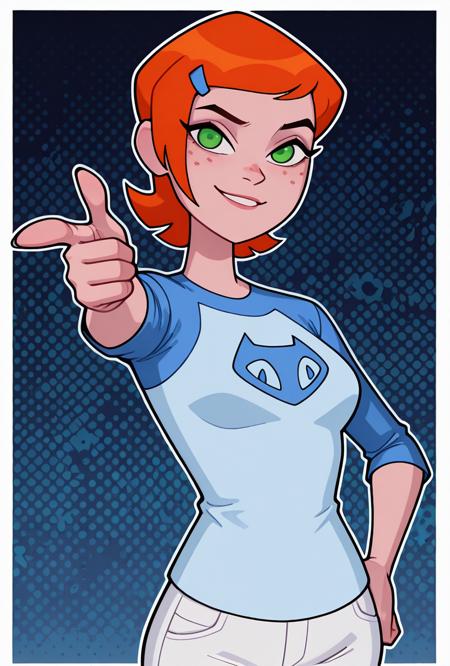 Gwen Tennyson Omniverse Flashback -- Ben 10 Omniverse Illust Illust