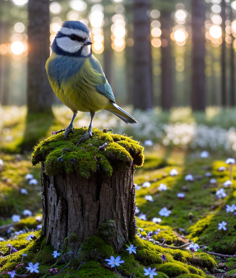 Eurasian blue tit image by zerokool