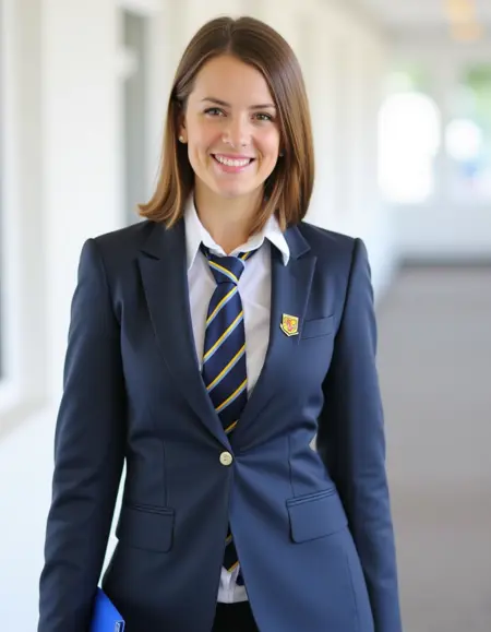 British College Uuniform Cosplay FLUX