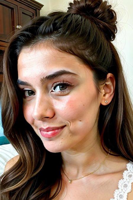 Timida e dolce:  una ragazza che ha un viso delicato, dei capelli mori e degli occhi verdi.  sempre discreta e riservata. Ha una sensibilit profonda e una fantasia vivace.  una persona gentile e romantica.