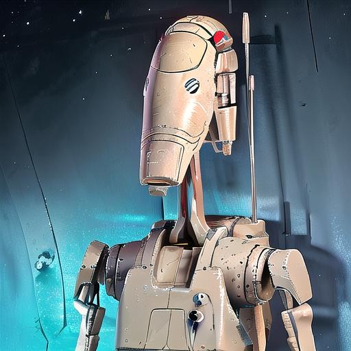 Star Wars B1 Battle Droid LoRA [ Star Wars Episode I ]  image by qm8