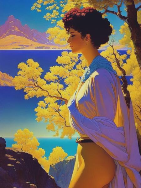 <lyco:MaxfieldParrish:1.0> Art by maxfield parrish