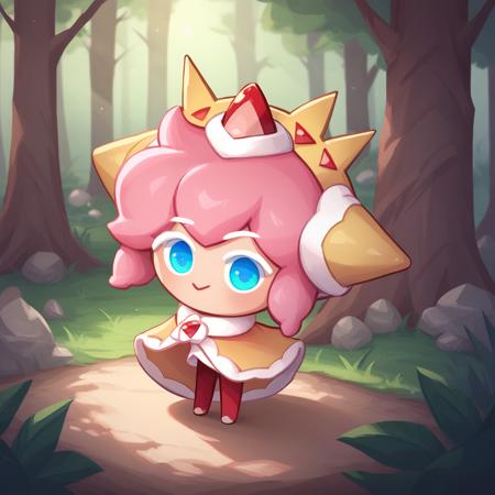 Strawberry Crepe Cookie [ CookieRun: Kingdom ] by Leaf v1.0 : Pony