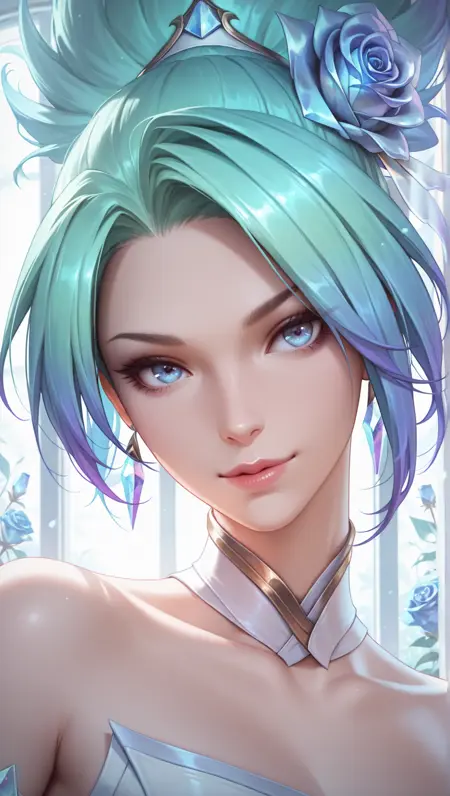 akali/(crystal rose)