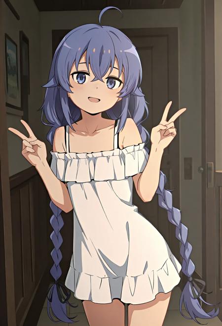 IllustriousXL - Roxy Migurdia ロキシー ミグルディア - mushoku tensei 2期23話 寝巻ロキシー