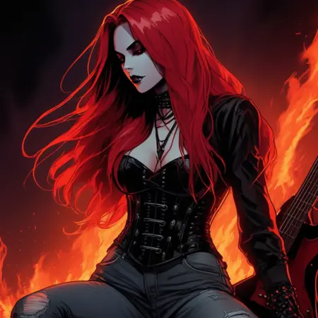 Gothic & Metal-dark fantasy girls! SDXL1.0 edition