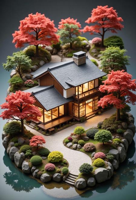 DL_Japanese-Style Miniature Landscaping_House Landscape Design v1.0