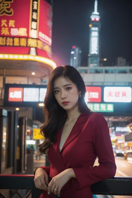 Best Quality,Masterpiece,Ultra High Resolution,(Realisticity:1.4),Original Photo,Cinematic Lighting,
1girl,HongKong style,HongKong,
<lora:HongKong style v1.0:0.7>,cowboy,