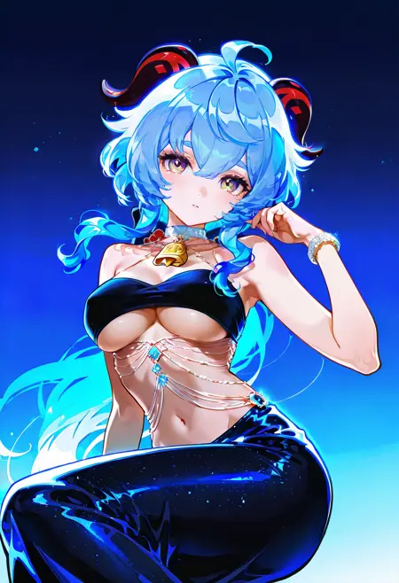 Body Chain Tube Top Dress