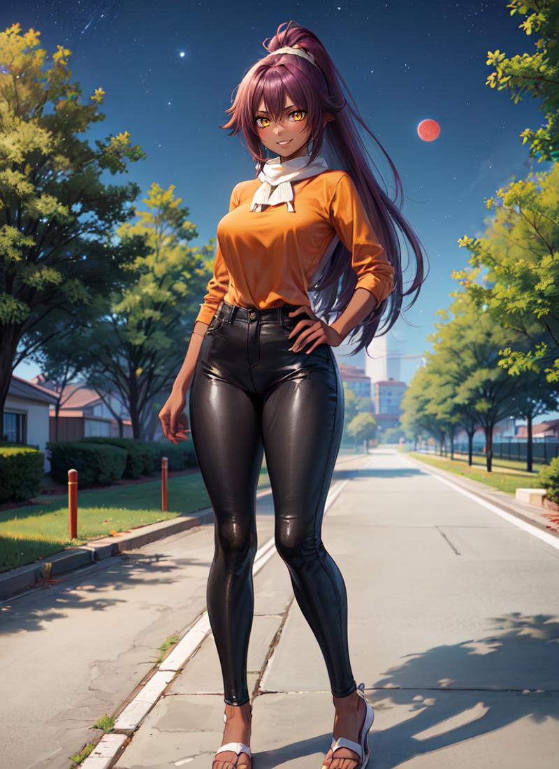 Shihouin Yoruichi (Bleach) | Goofy Ai image by worgensnack