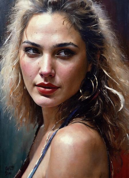 a realistic gritty photo of drunk sks woman , in 1980s, beautiful painting with highly detailed face by greg rutkowski and magali villanueve, <lora:locon_gal_v1_from_v1_64_32:1.25>