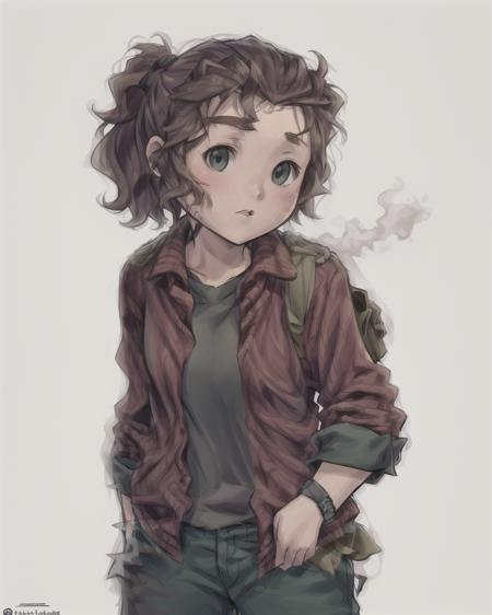 TheLastOfUs <lora:TheLastOfUs-000001:1.1> illustration cartoon of  a 1girl ellie  <lora:ICTStyle_10mb:0.7> ICTStyle