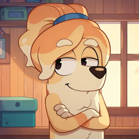 frisky (bluey) [commission]