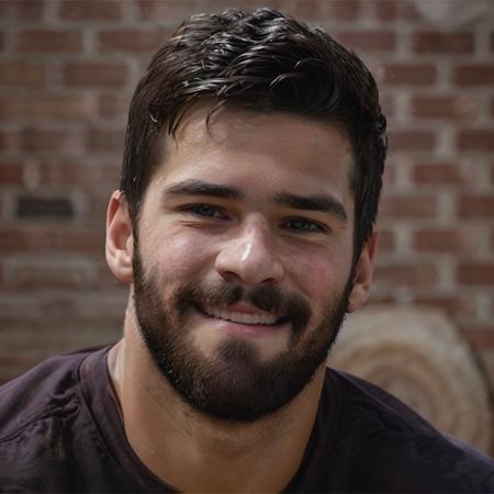 1boy, face,  realistic, muscle, PHOTO, <lora:Alisson Becker:0.72>, SMILE