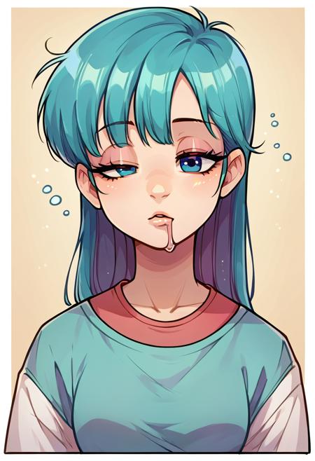 One eye half closed / Sleepy face - Pony V1