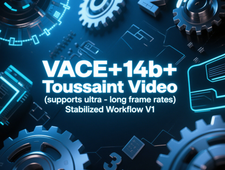 VACE+14b+ Toussaint Video (supports ultra-long frame rates) Stabilized Workflow V2 v2.0