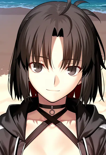 Ryougi Shiki Swimsuit ver. (両儀式 水着ver.) from Kara no Kyoukai (空の境界)/Fate/Grand Order