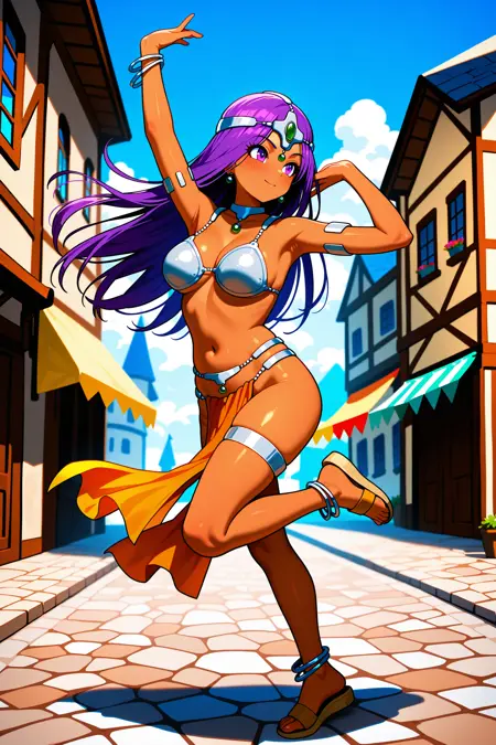 DQ4 Maya Dancer(おどりこのふく) Outfit LoRA