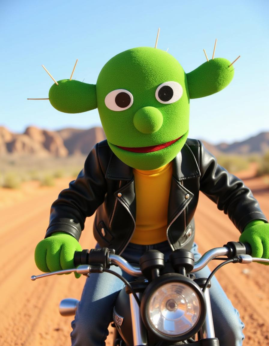 18381349-0-a_green_monster_in_a.jpg
