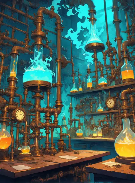 Chroma-HD Voyager 86 - Retro Anime | Comic Style | Cyberpunk