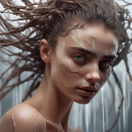 <lora:taylor_hill_xl_lora_35:1>taylor hill woman clothes fashion pose cinematic, tim burton, Dynamic, Art by Rinko Kawauchi, lone 1girl anthropomorphic cyberpunk dynamic pose, long exposure , lens blur, movement, surrealism, naturalistic poses, photorealistic painting, by Mark Keathley, beautiful eyes, shaved side haircut , being chased, hyper detail, cinematic lighting, magic , by wlop , portrait, hyper detailed, intricate, extremely beautiful, cinematic lighting, photo realistic, by mandy jurgens <lora:fashion_clothes_pose:.5>