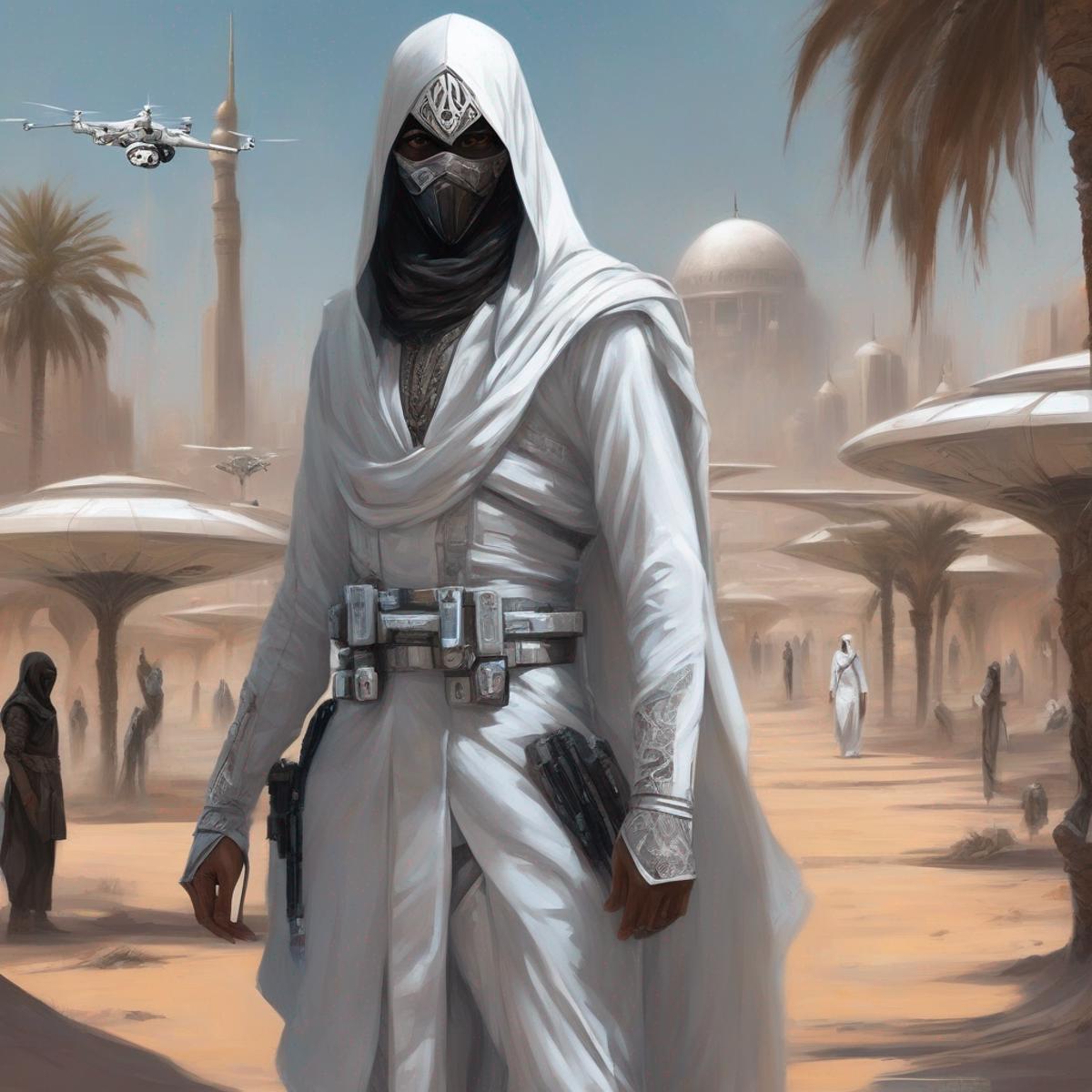 johnslegersart Arab scifi image by johnslegers
