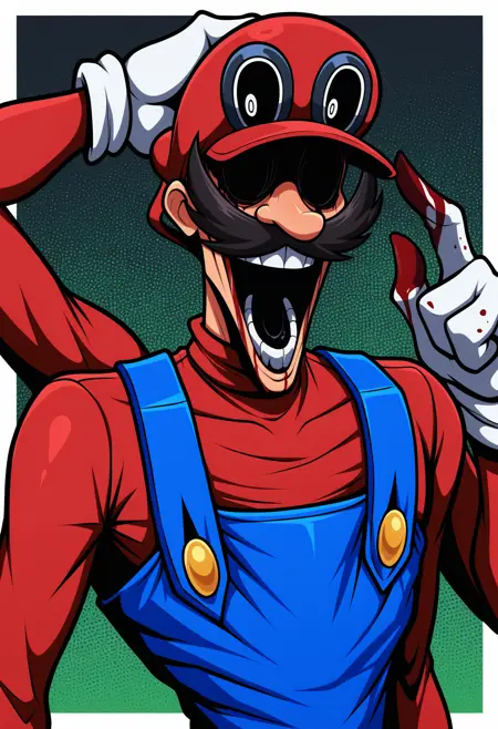 Ultra M | FNF Mario Madness v2 [PONY XL/ILLUSTRIOUS] by Mlaofmd