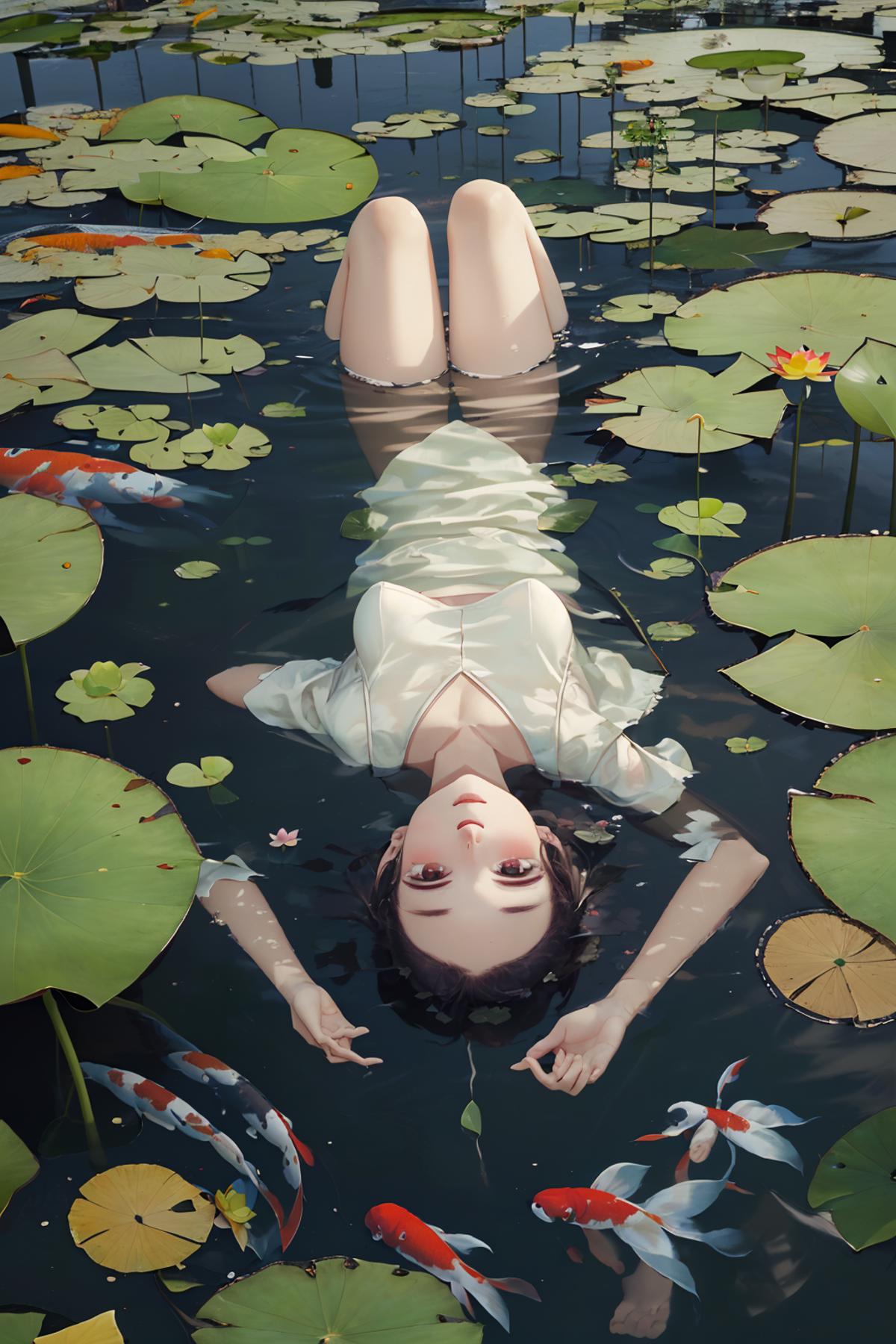 floating on water | 水上漂_更好的水上漂浮动作 image by 7dragons