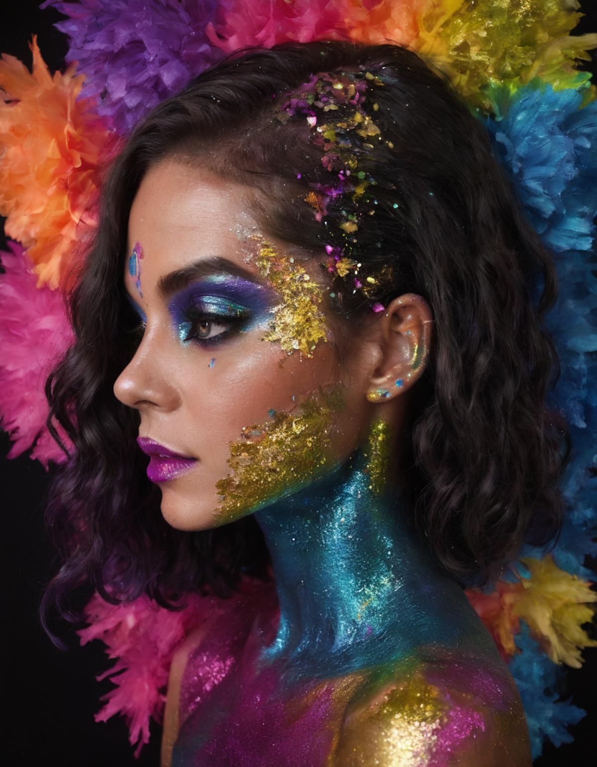 Glitter Body Paint SDXL Style LoRA image by getphat