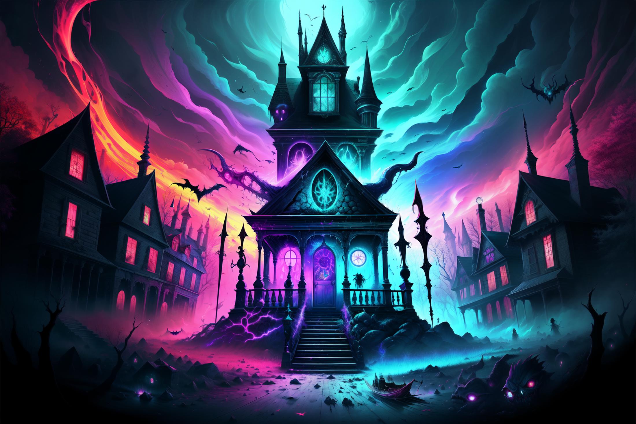 Colorful Horrors image by Clonephaze