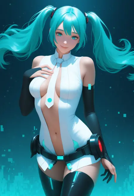 [NoobAI-XL EPS v1.1] Hatsune Miku (Append) | Vocaloid