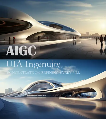 UIA architectural lora | Zaha curve style