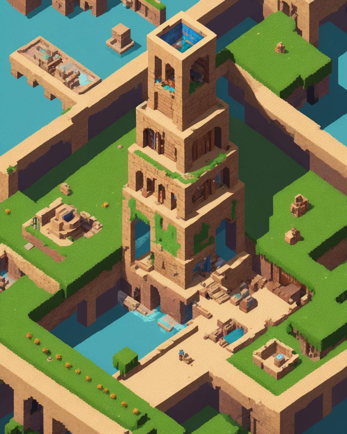 miniaturemaps(pixel game style) image by oosayam