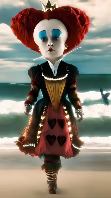 The queen of heart (Alice through the looking glass)