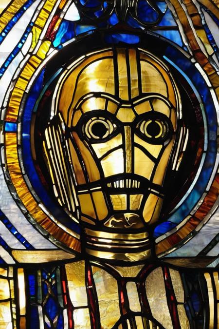 c3po close up    <lora:stained_glass_style_v1_sdxl:1>