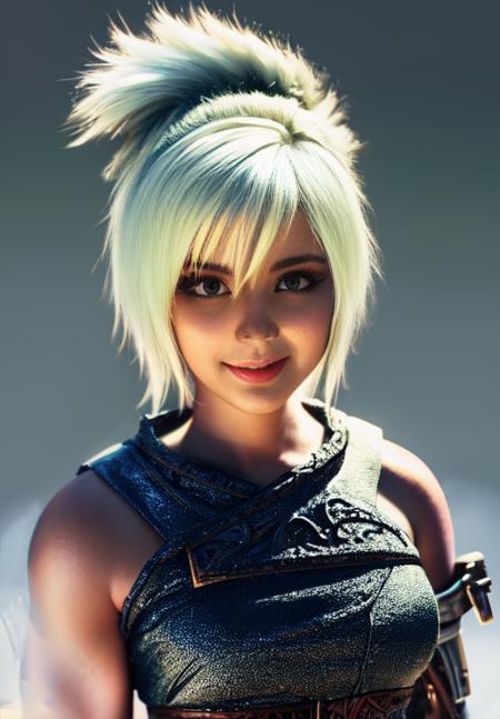 sfw, <lora:riven:0.8>, riven, 1girl, solo, smile, portrait,, (masterpiece, best quality, absurdres, detailed, ultra-detailed:1.3), hot