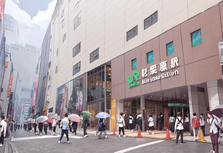 秋葉原電気街口南口 Akihabara Electric Town Exit South SDXL SDXL_V1