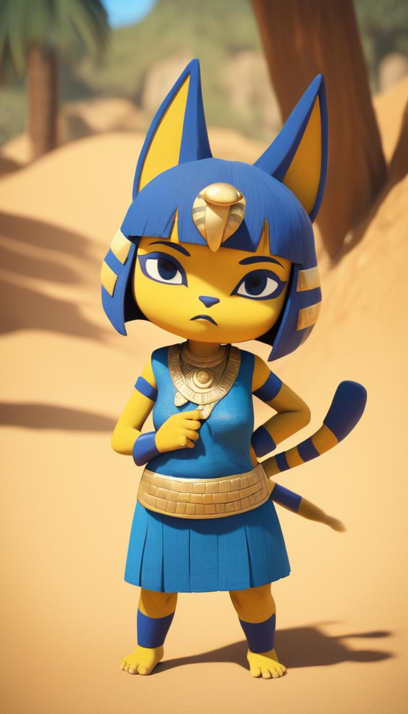 Ankha [Animal Crossing] LoRA XL image by Hevok