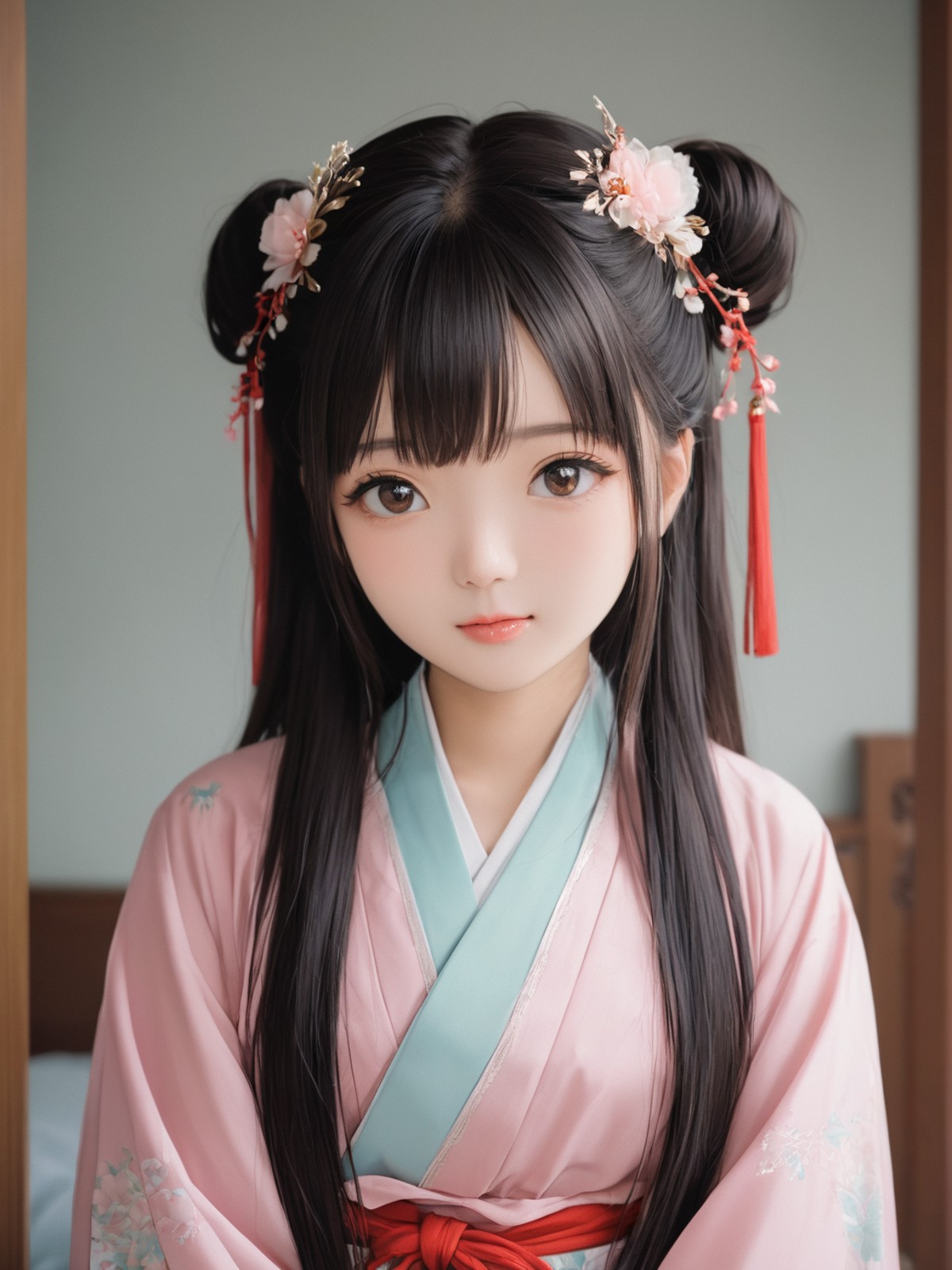 real portrait photography,
35mm photograph,RAW photography,professional grade,cute & girly \(idolmaster\),18 year old cute...