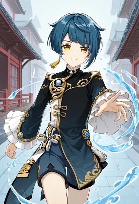 Xingqiu - Genshin Impact (Commission) - Pony + Illustrious Illustrious - 1.0